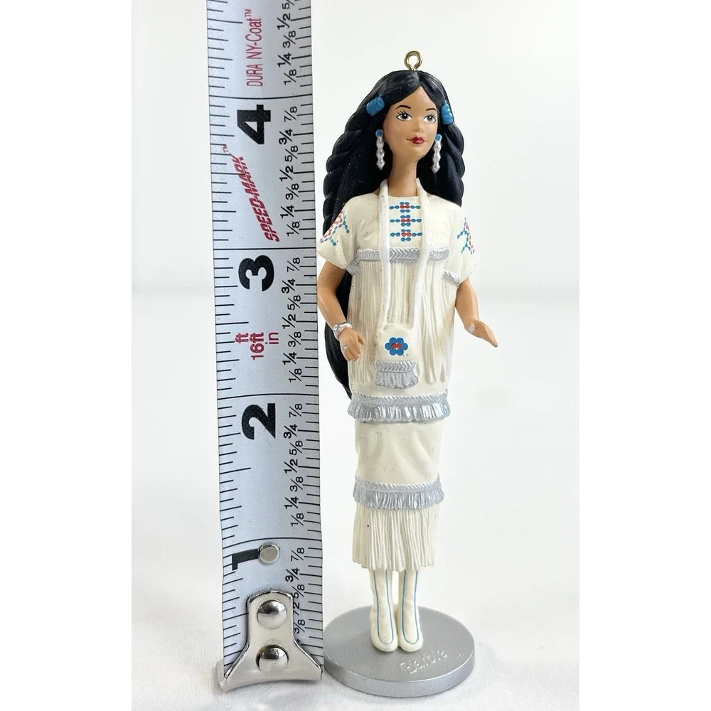 1996 Hallmark Native American‎ Barbie Ornament Dolls of the World Series 1 Vtg